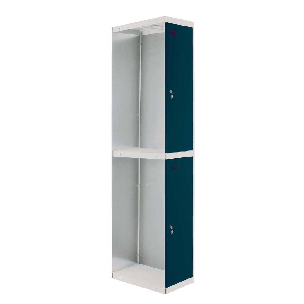 Vestiaire métallique 1800x400x500 - Bleu/Anthracite - SIMON RACK - 8425437108181