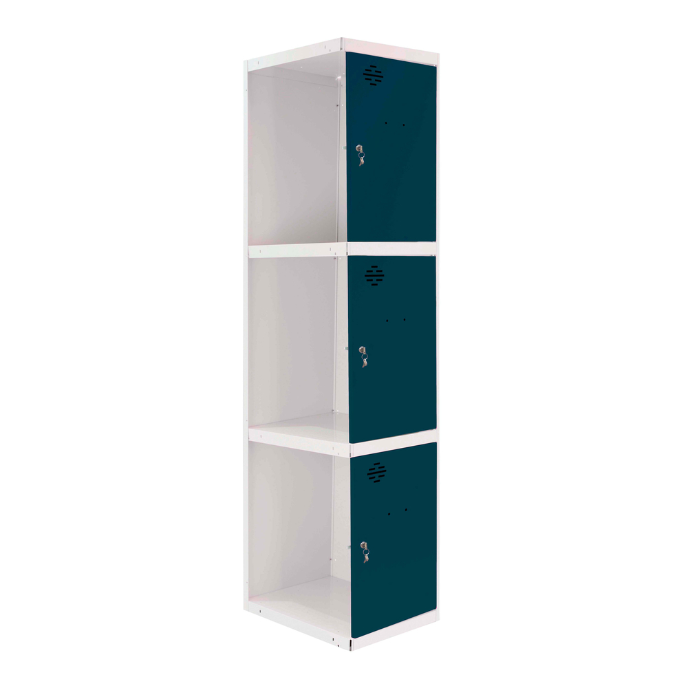 Vestiaire métallique 1800x400x500 - Bleu/Anthracite - SIMON RACK - 8425437108228