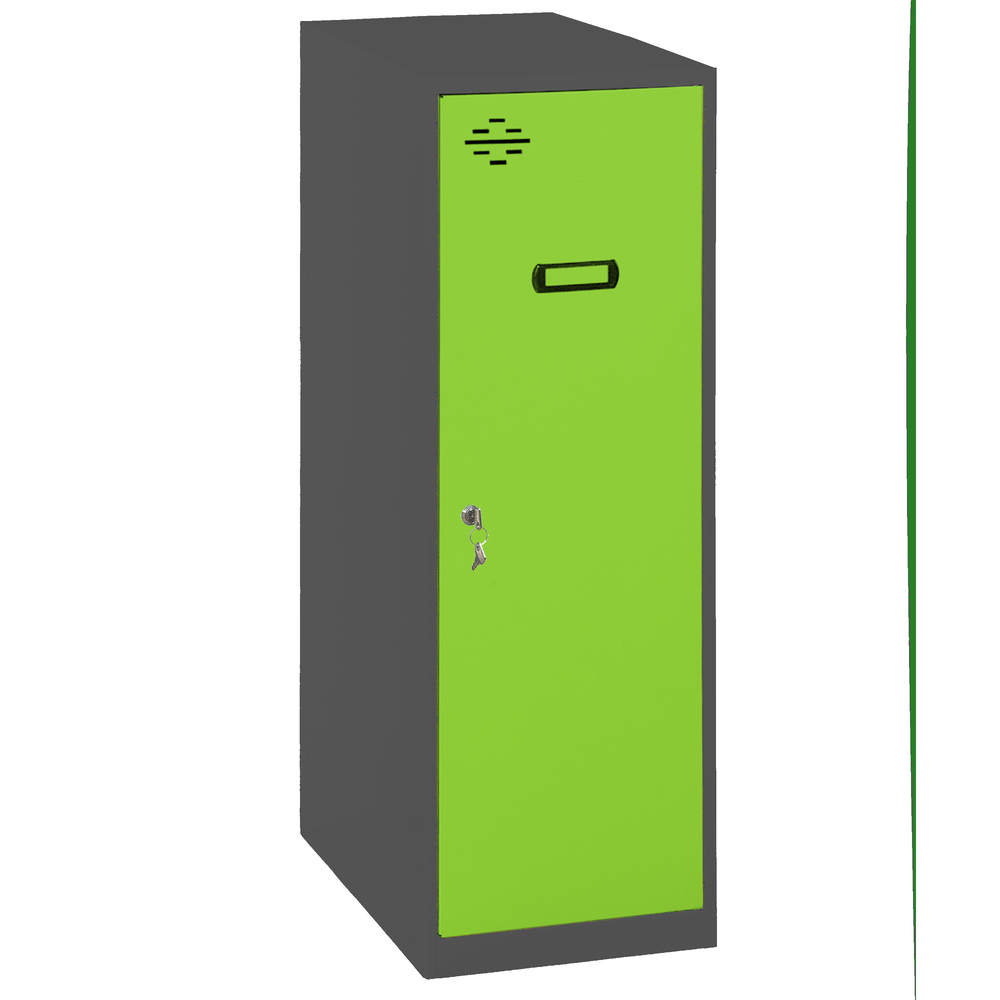 Vestiaire métallique 915x300x500 - Anthracite/Vert - SIMON RACK - 8425437116599