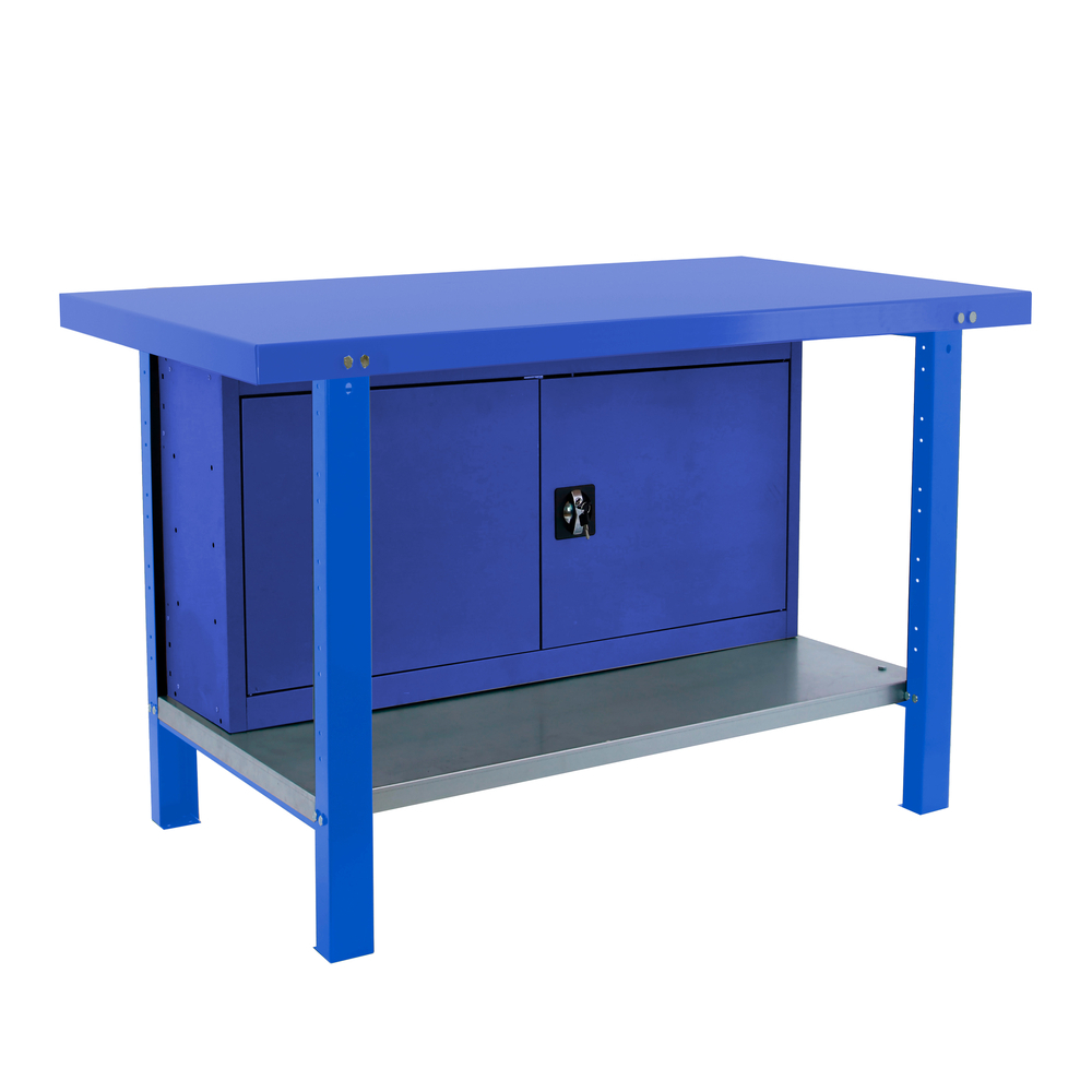 Kit établi Bricolage - 830x1200x730 - 1 niveau Bleu - SIMON RACK - 8425437124938