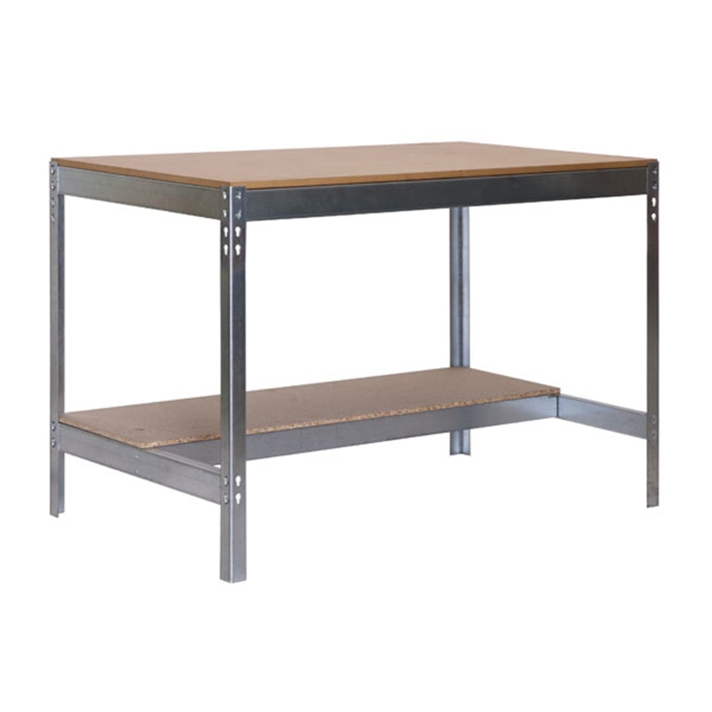 Kit établi Bricolage - 842x1510x610 - 2 niveaux Bois - SIMON RACK - 8435104992043