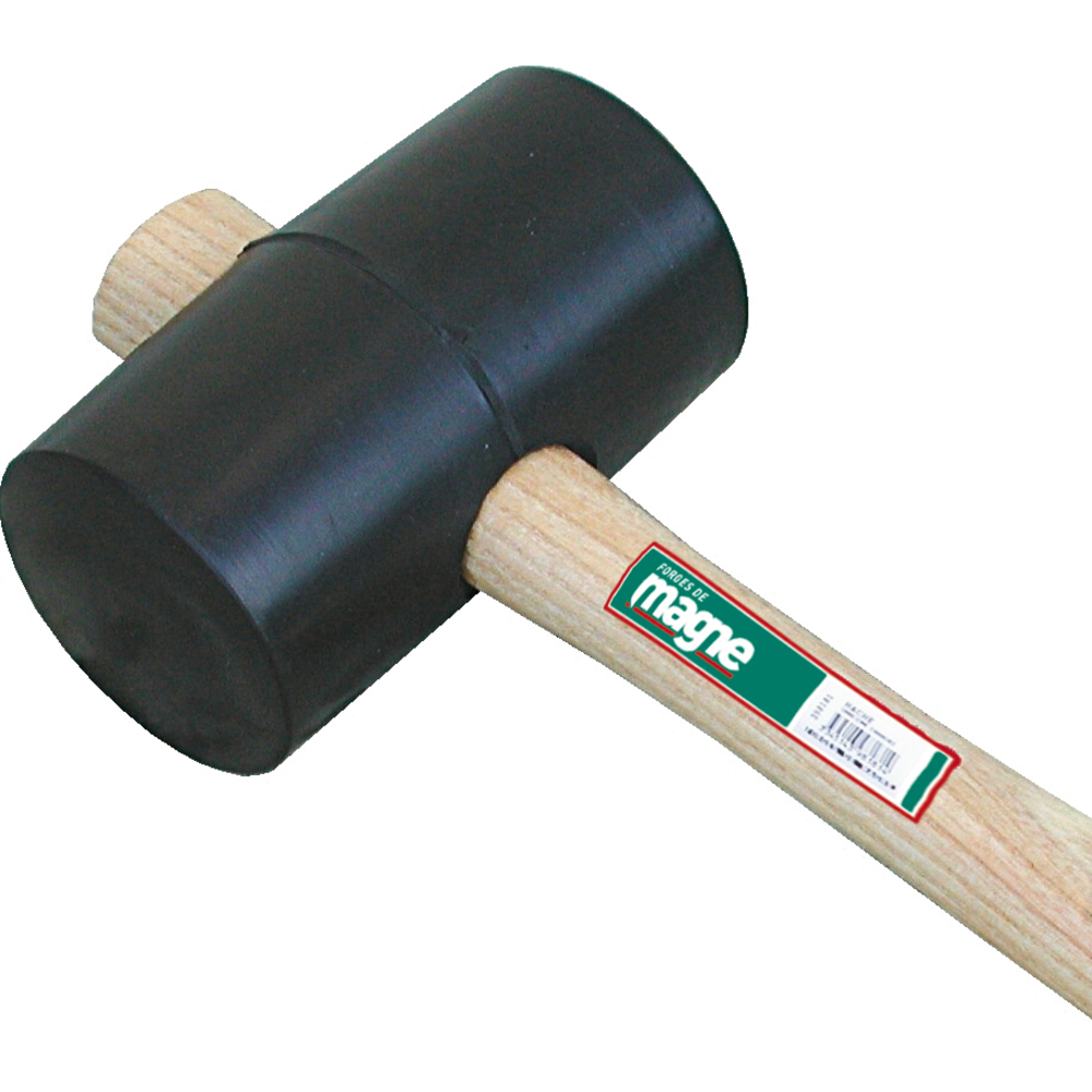 MAILLET CAOUTCHOUC DUR 1260GR Diam.90 EMMANCHE FRENE FORGES DE MAGNE - 321791