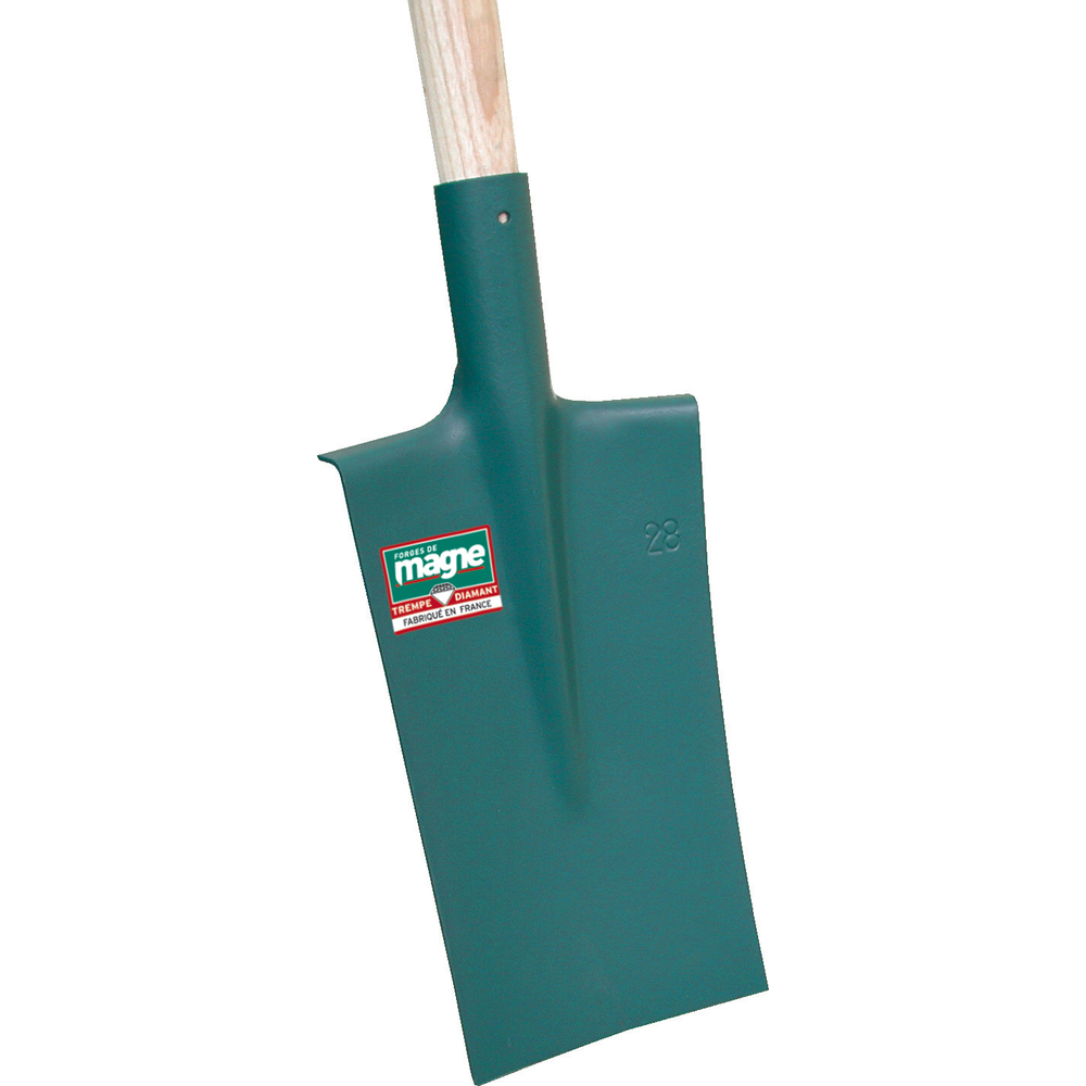 BECHE NORD À REBORDS 28CM SANS MANCHE FORGES DE MAGNE - 538280