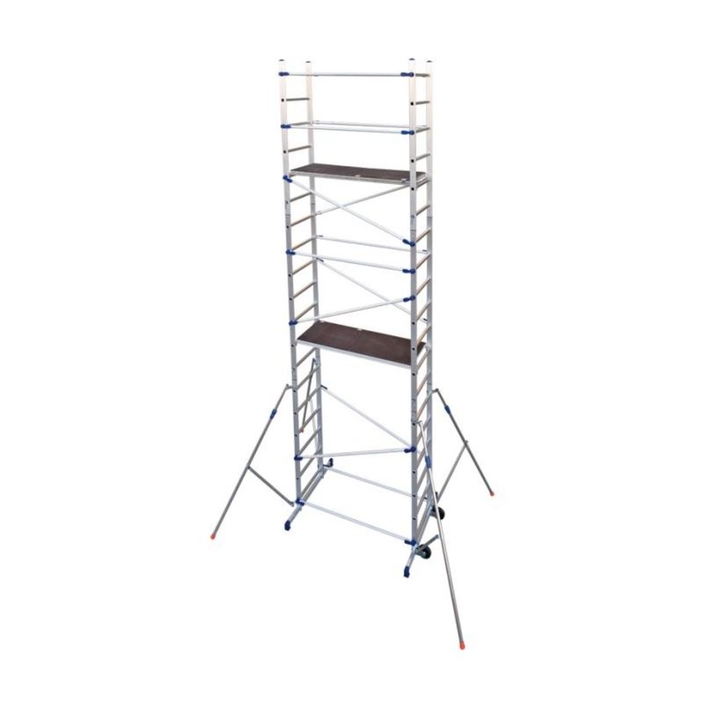 &Eacute;chafaudage aluminium roulant CLIC-CLAC FACAL - hauteur de travail 6,46 m