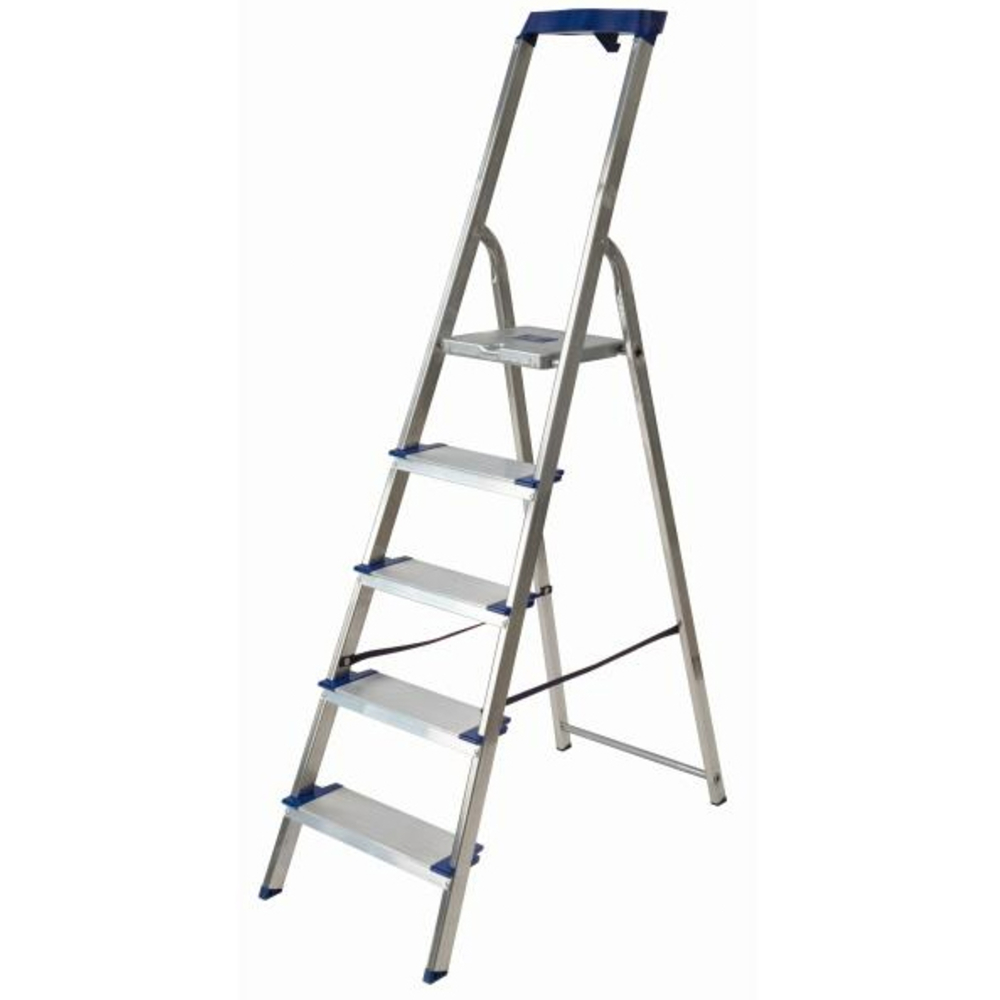 Escabeau professionnel 7 grandes marches de 120mm hauteur de travail 3,39m FACAL - GM/7M