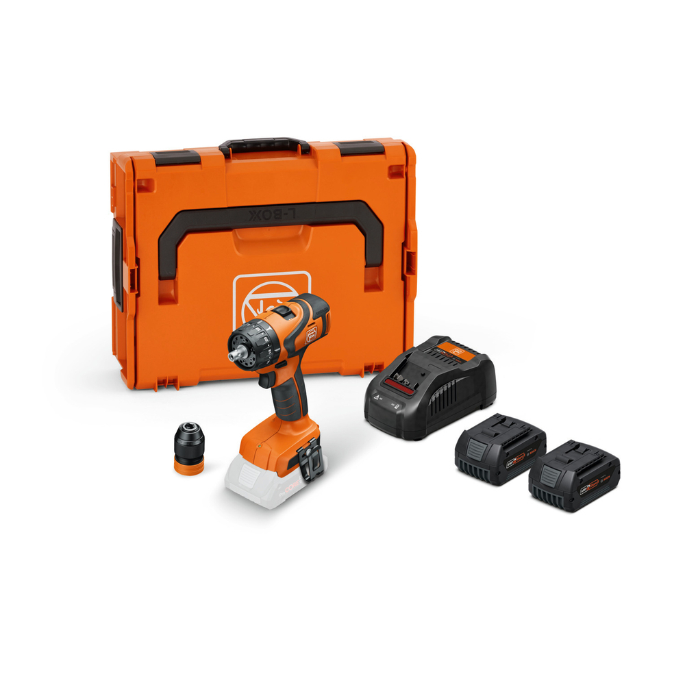 Perceuse-visseuse ABS 18 Q AS 2x 5Ah en set - FEIN - 71132462000