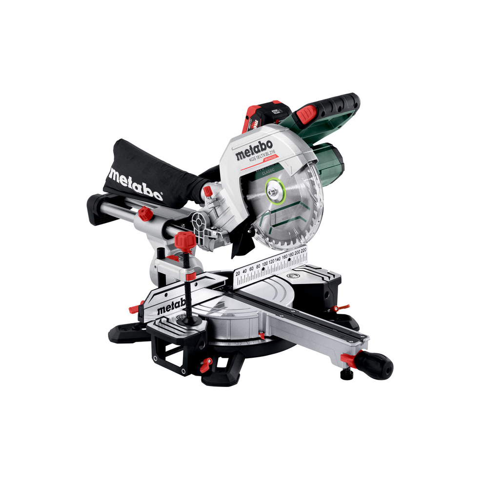 Scie à onglets radiale 18 V KGS 18 LTX BL 216 - METABO - 614216810