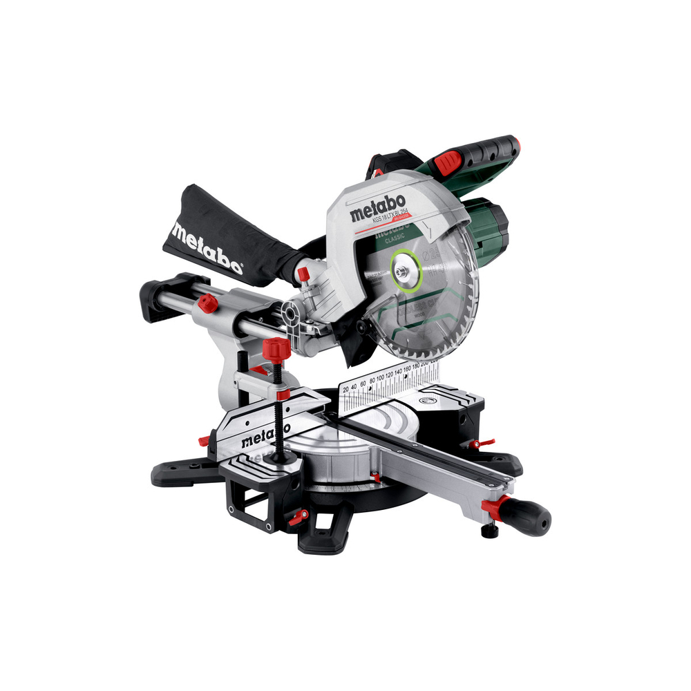 Scie à onglets radiale 18 V KGS 18 LTX BL 254 - METABO - 614254650