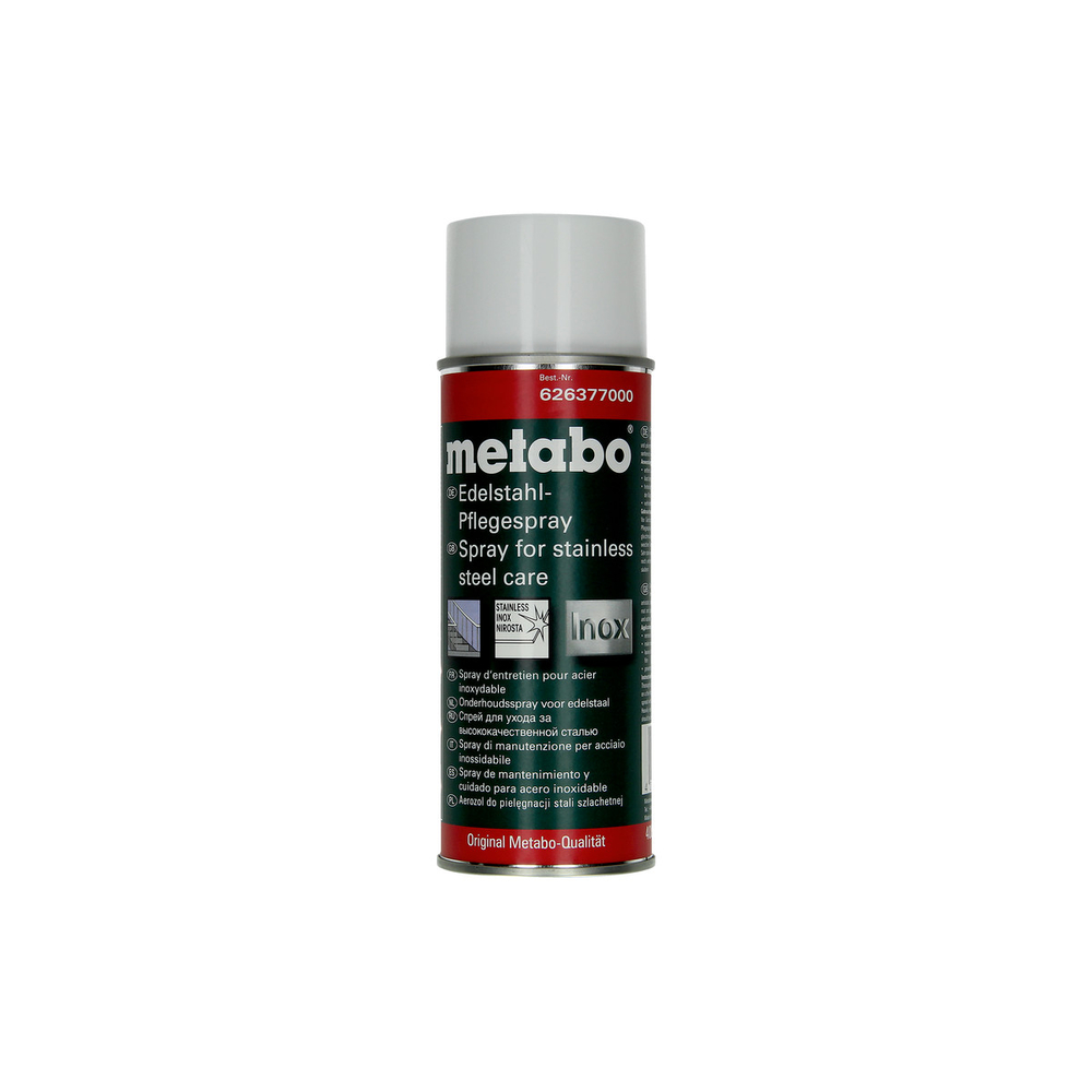 Spray d'entretien pour acier inoxydable 400ml - METABO - 626377000