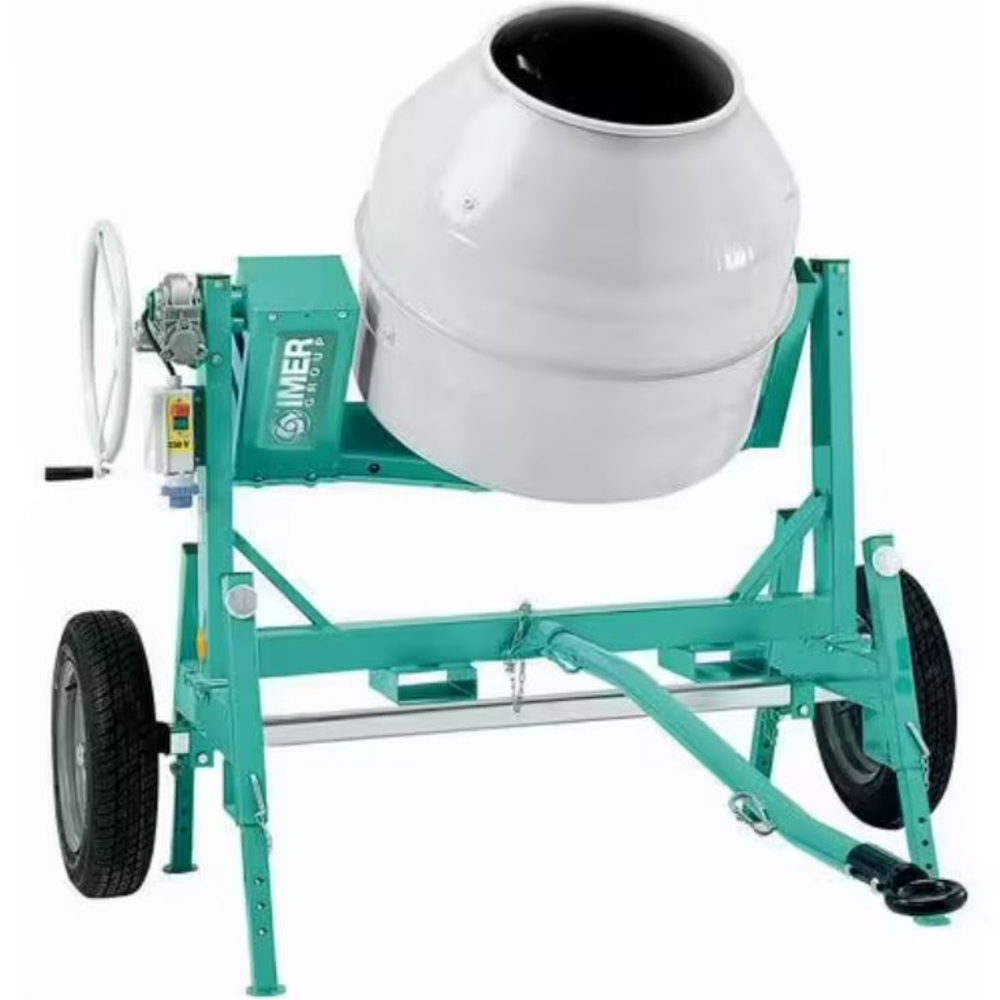 B&eacute;tonni&egrave;re S350R IMER &eacute;lectrique tractable mono cuve acier 345 litres 01015821