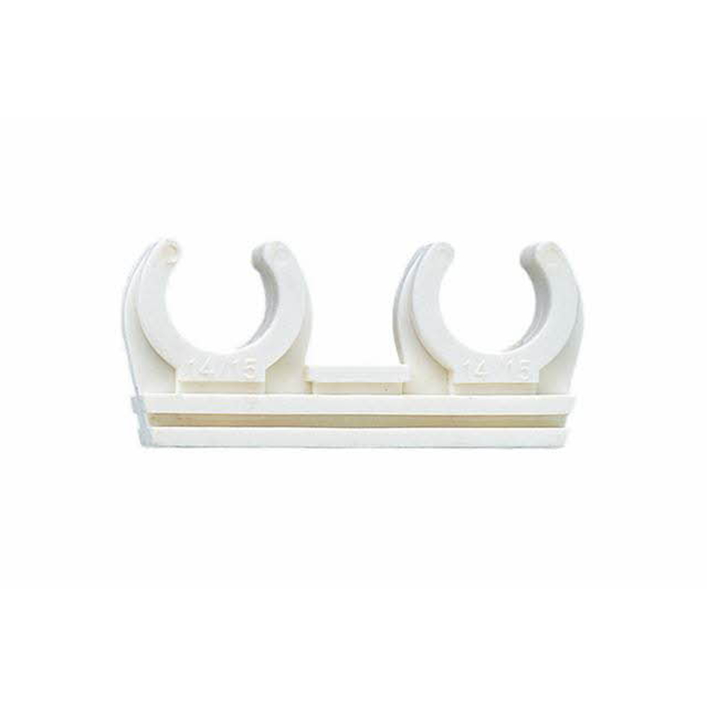 BOITE INDEX DE 50-CLIP NYLON SIMPLE AVEC INSERT EN LAITON M6 FILETAGE M6 Ø MM L MM -ABID016