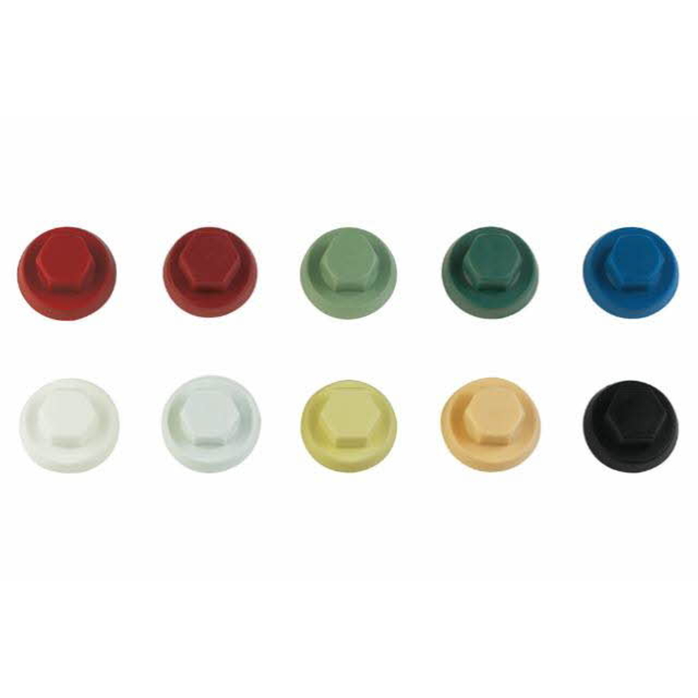 BOITE INDEX DE 1000-CAPUCHON NYLON POUR VIS À TÊTE HEXAGONALE. FILETAGE M Ø MM L MM -ATAPO10BO