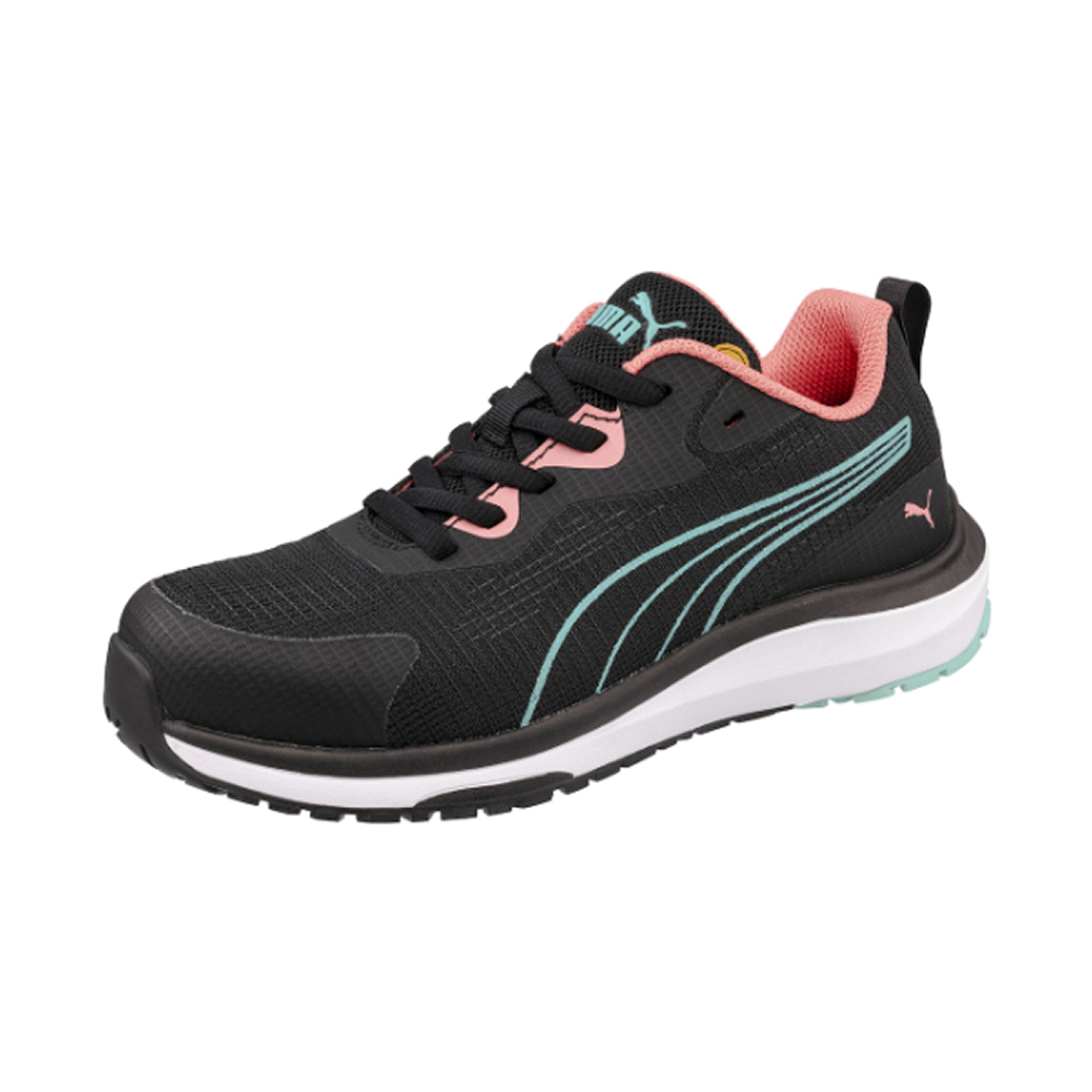 Chaussures de sécurité basses CELERITY KNIT BLEU/CORAIL LOW S1PS ESD FO HRO SR bleu/corail PUMA - 642970