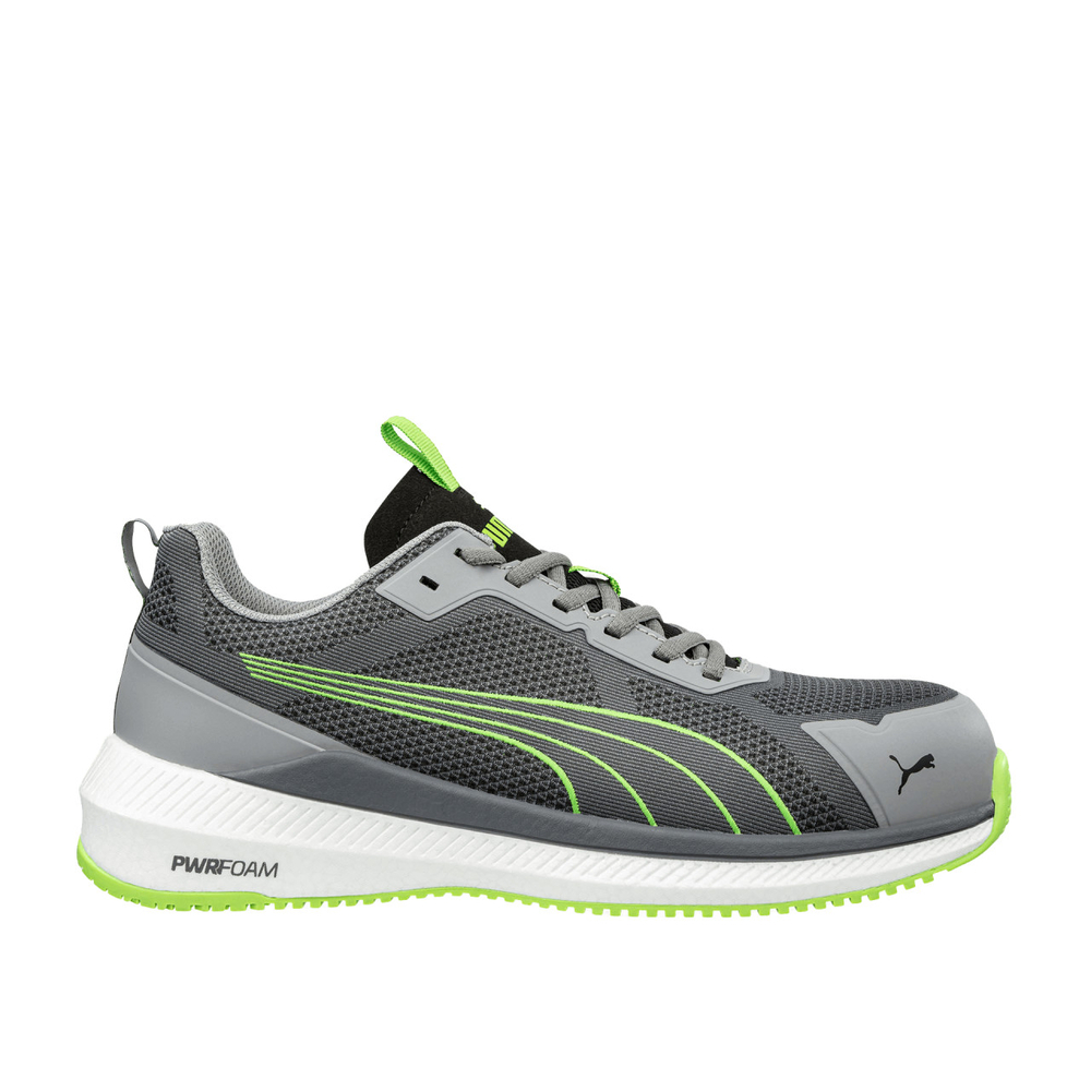 Chaussures de sécurité basses S1PS ESD SLIDE gris/vert  - PUMA SAFETY - 645010