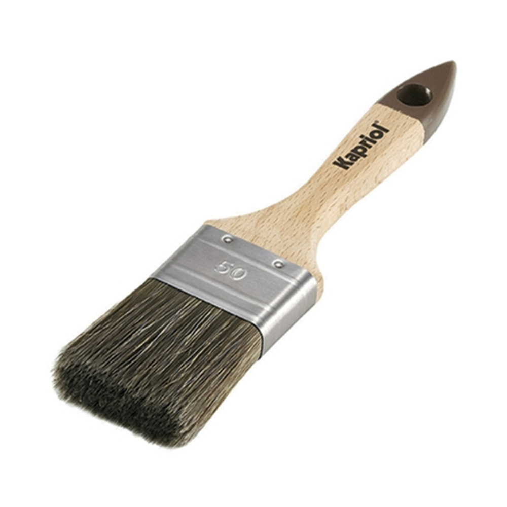 PINCEAU POUR PEINTURES POUR BOIS 20MM MANCHE BOIS - KAPRIOL - 23938