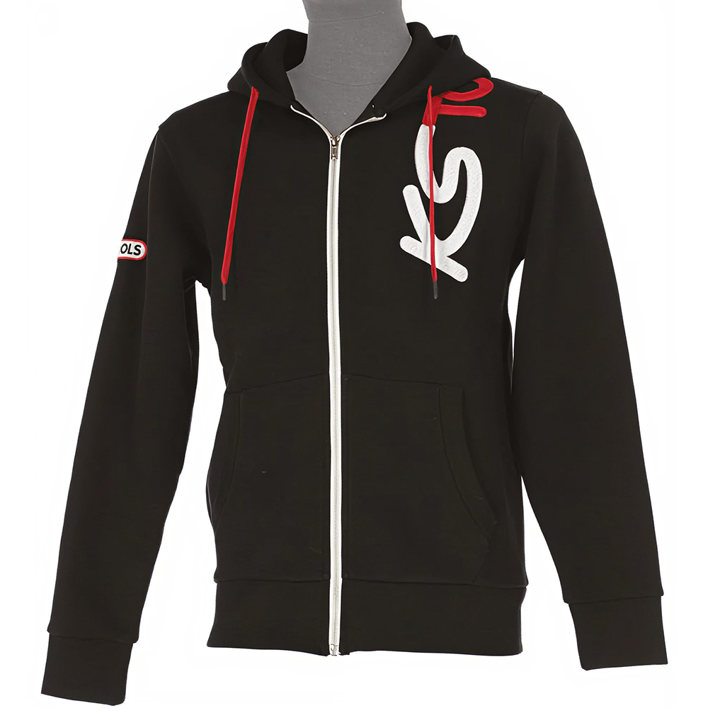 Sweat à capuche zippé noir - KS TOOLS