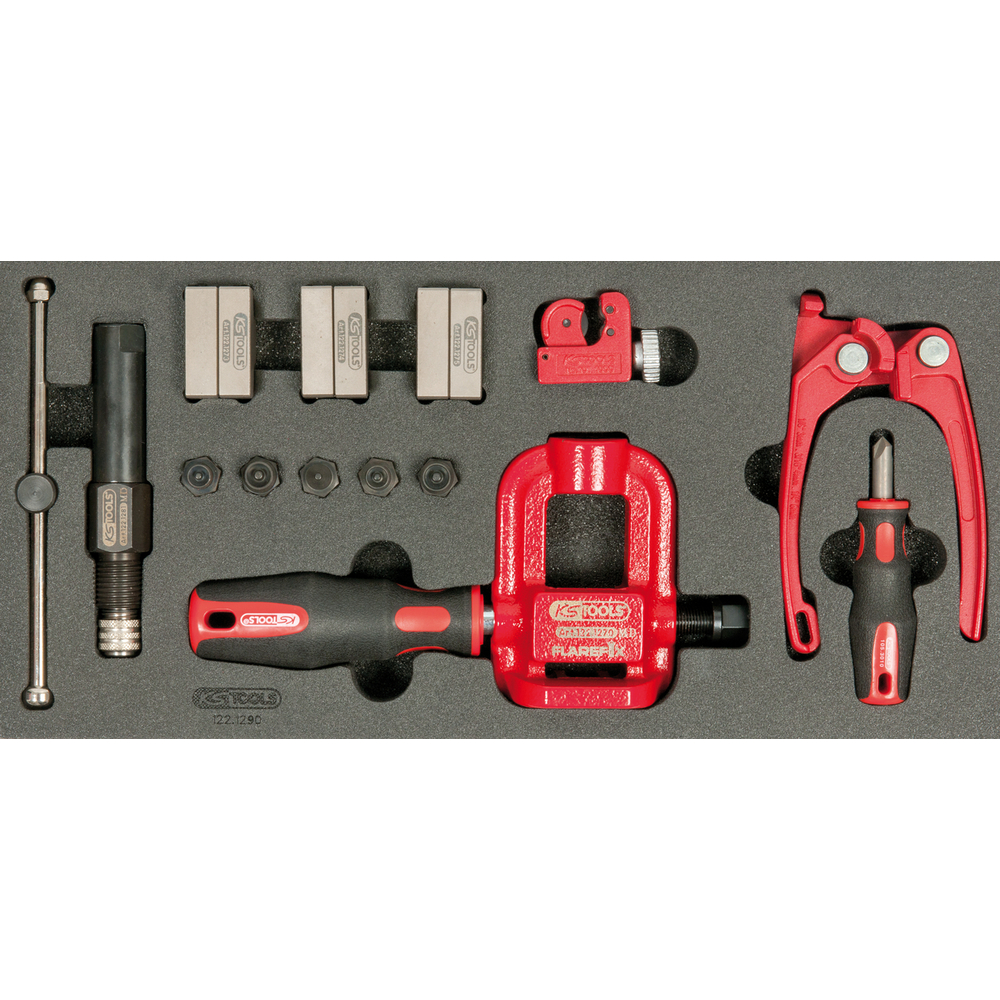Appareil à collet pour durite de frein 16 pcs KS TOOLS 122.1290 KS TOOLS - 122.1290