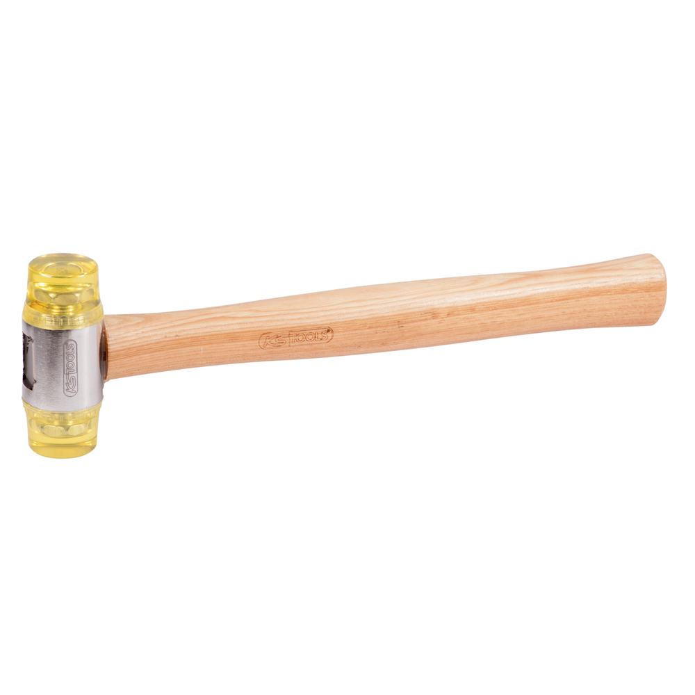 Maillet caoutchouc 200g - tête Diam. 28 mm - avec manche frêne galbé KS TOOLS - 140.5201