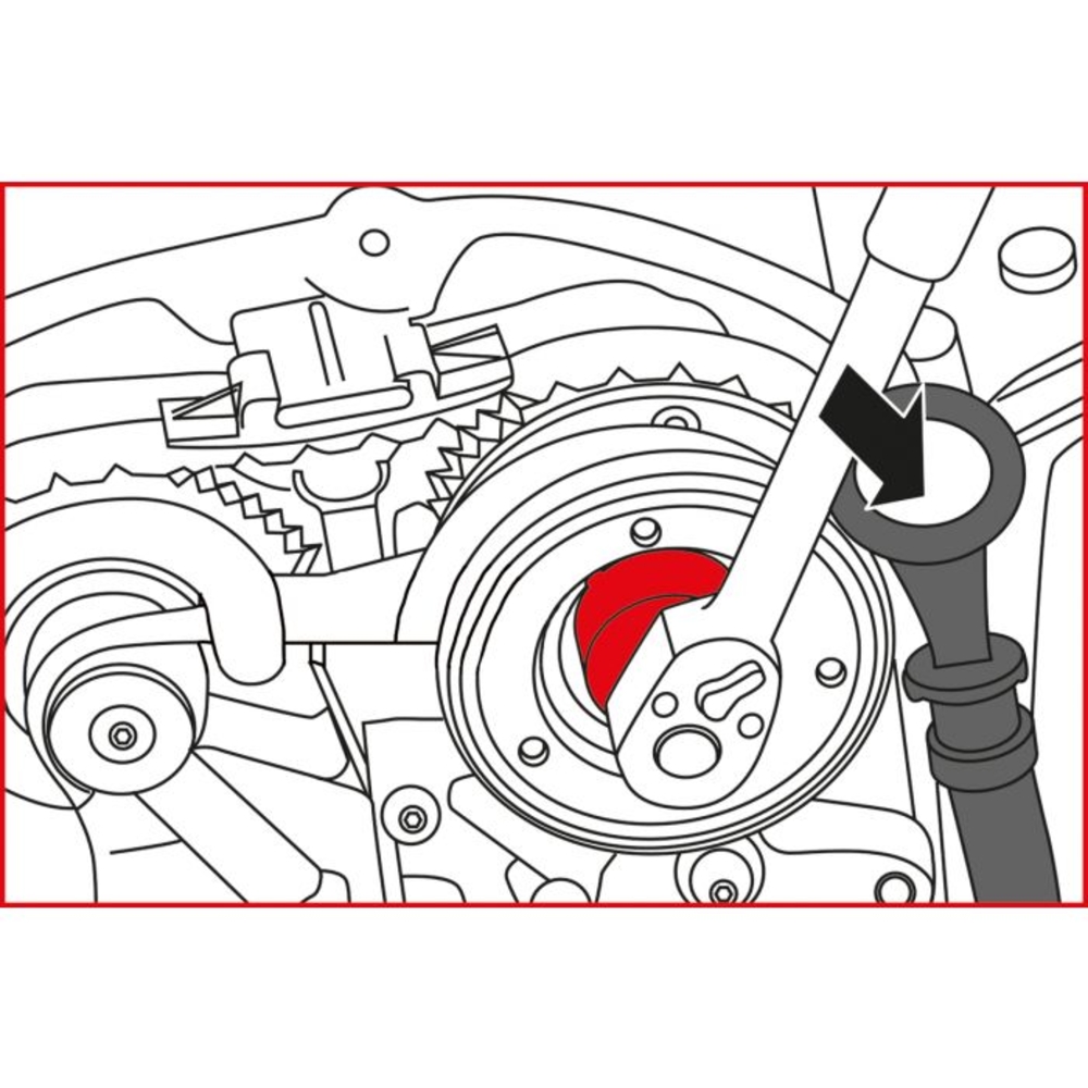 Outil de réglage d'arbres à cames - VAG KS TOOLS - 400.9094