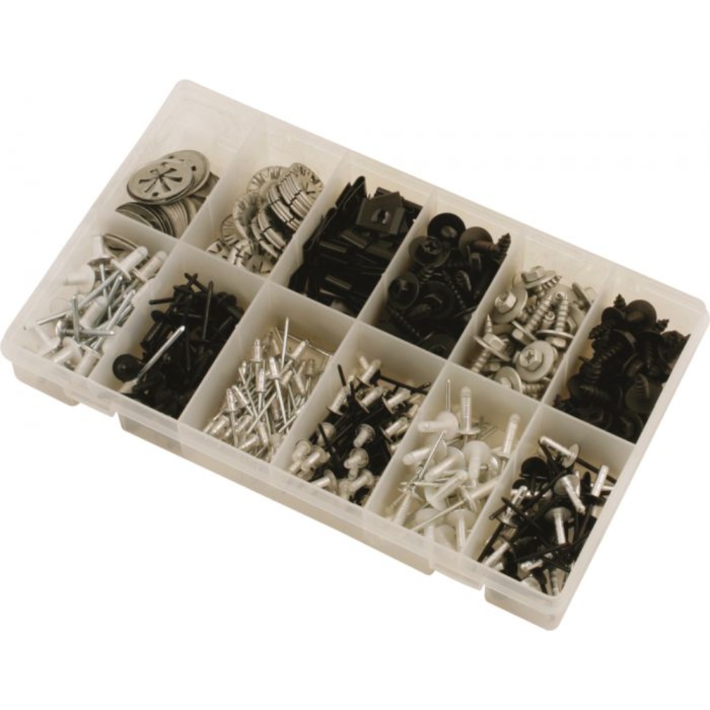 Assortiment d'attaches métalliques 400 pcs KS TOOLS - 420.0915