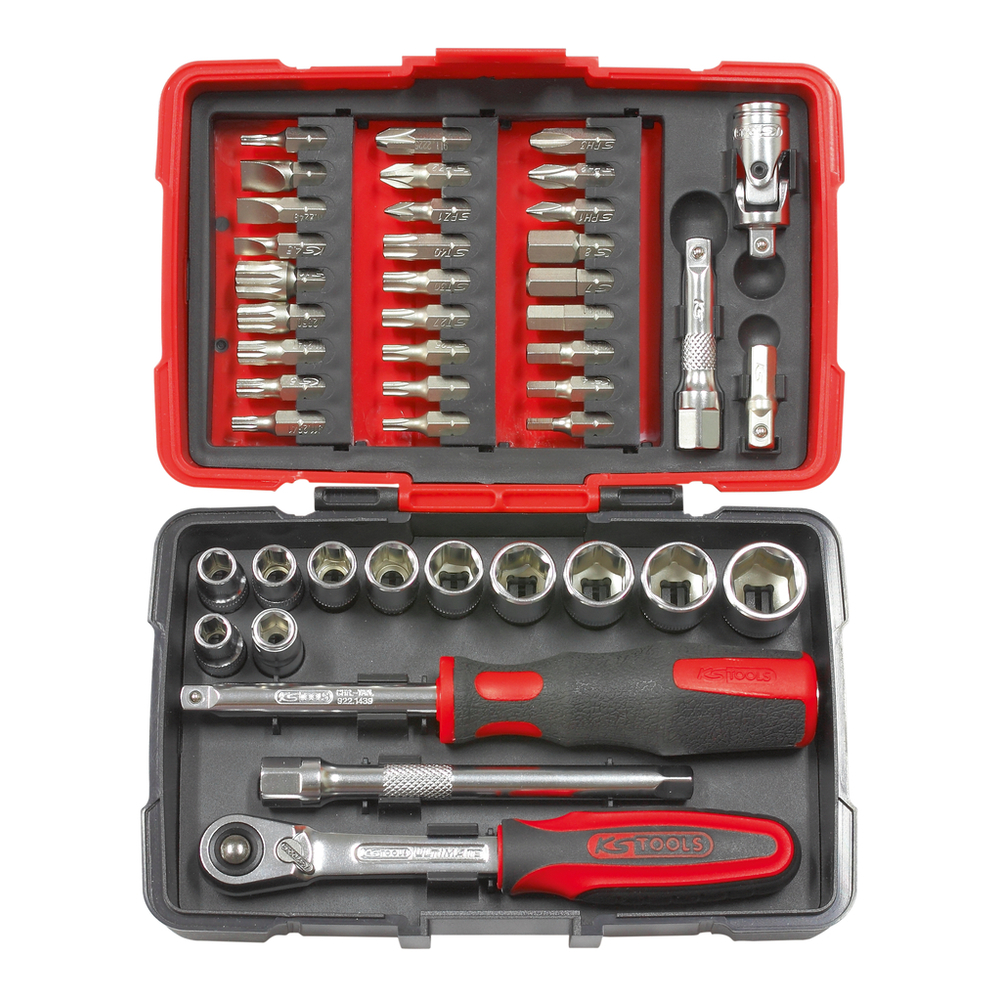 Coffret de douilles et accessoires ULTIMATE 1/4