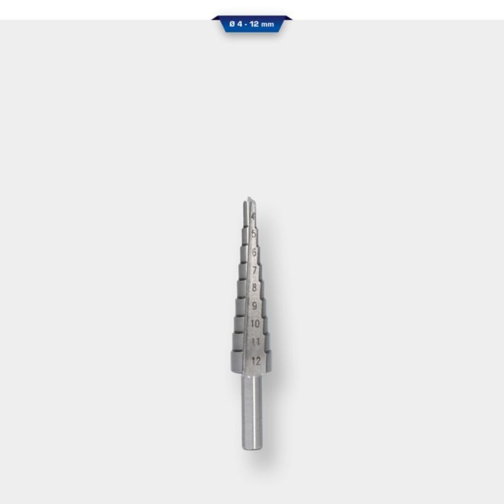 Foret étagé D4 - 12mm BRILLIANT TOOLS - KS TOOLS - BT101926