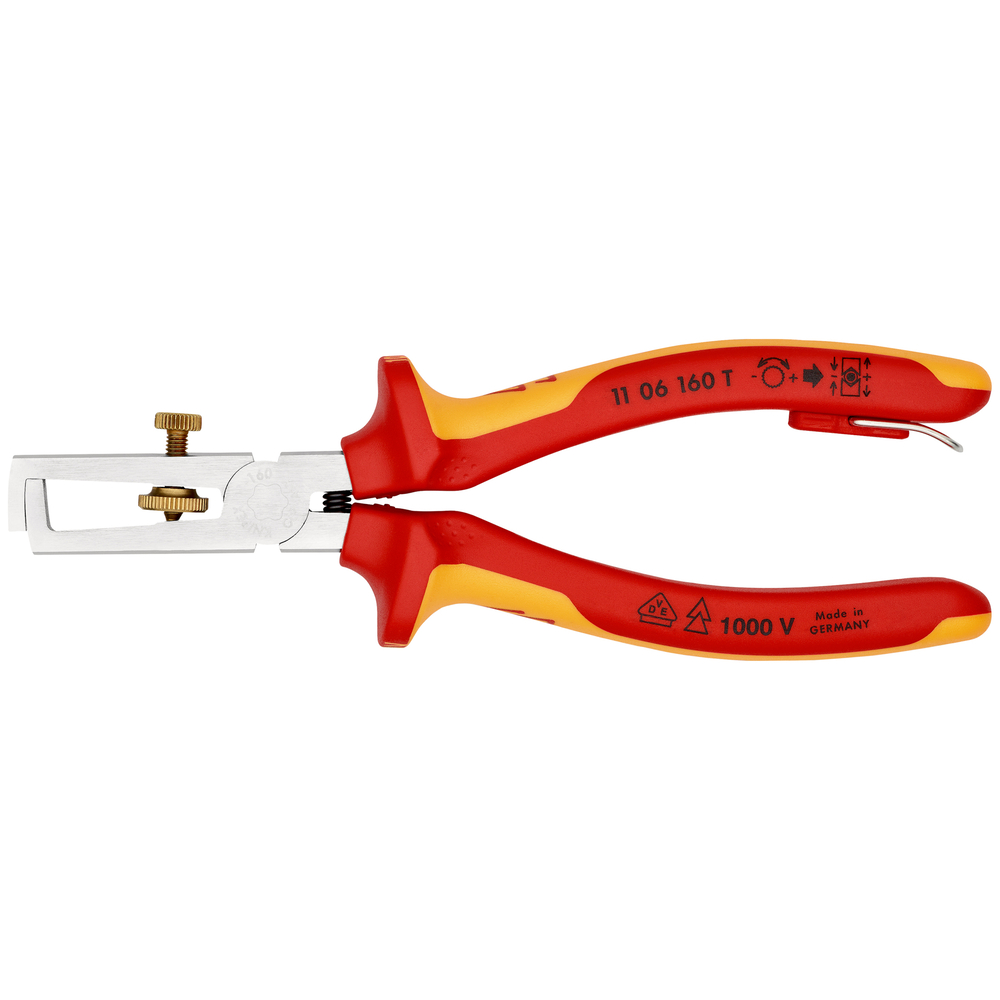 Pince a denuder 160mm chr 1000V antichut KNIPEX - 11 06 160 T