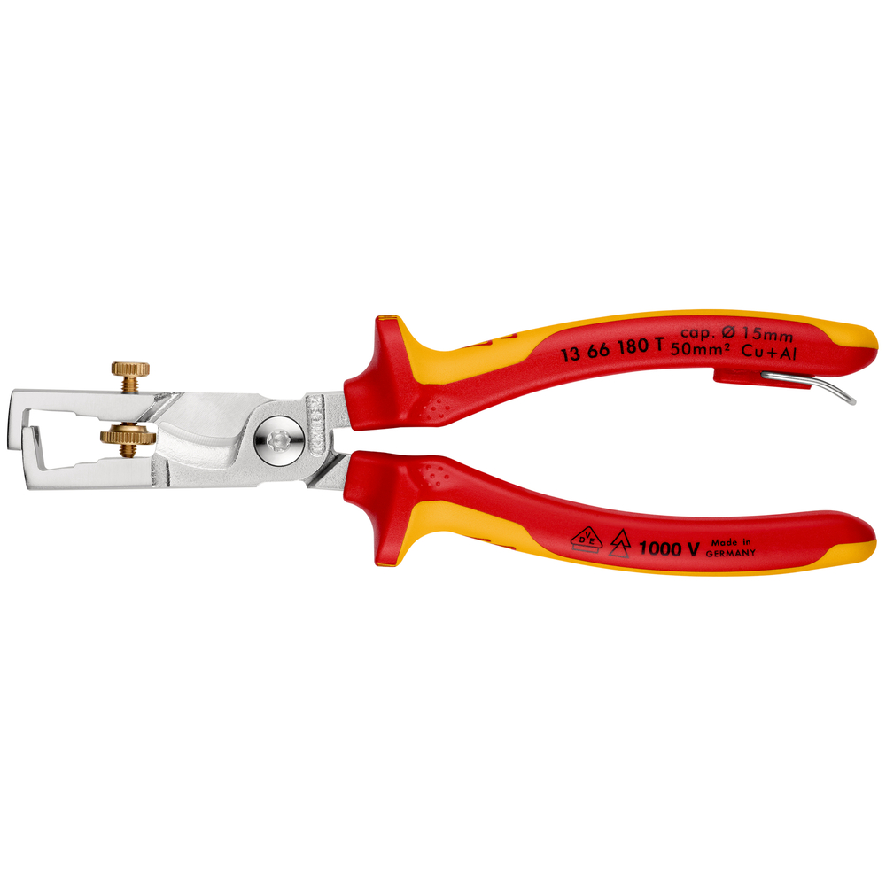 Pince a denuder/coupe cable strix 1000vt KNIPEX - 13 66 180 T