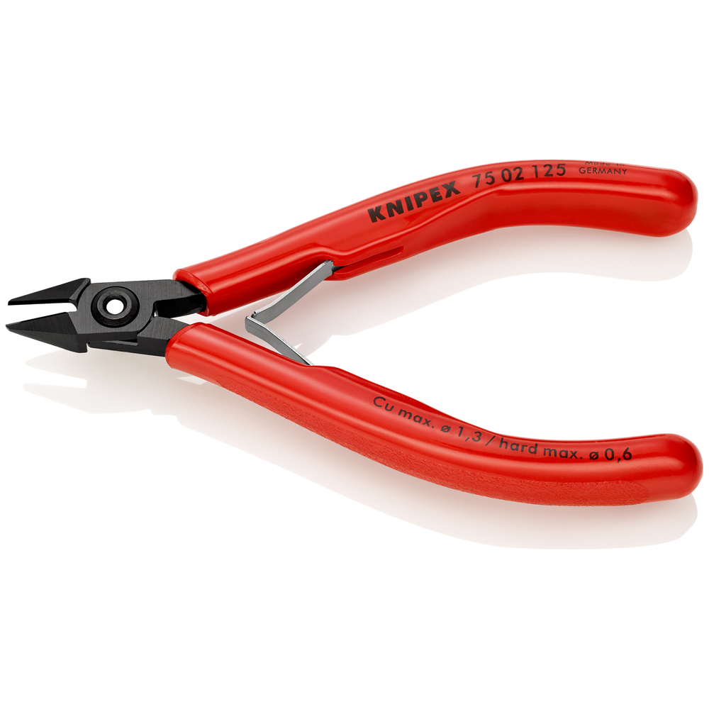 Pince coupante de côté pour l'électronique - 125 mm - KNIPEX - 75 02 125