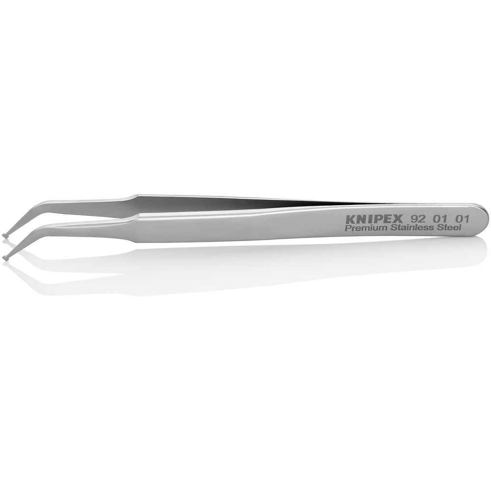 Pince brucelle inox SMD 115mm coudée à 45° KNIPEX - 920101