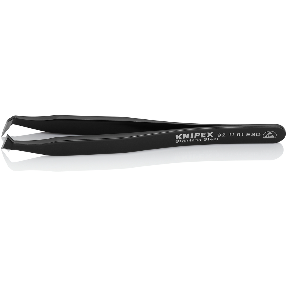Pince brucelle inox coupante 115mm ESD KNIPEX - 921101ESD