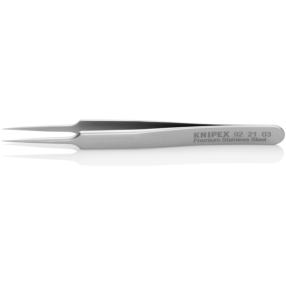 Pince brucelle inox 110mm lisse extra-fine KNIPEX - 922103