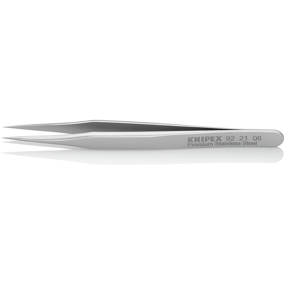 Pince brucelle inox 80mm lisse pointue KNIPEX - 922106