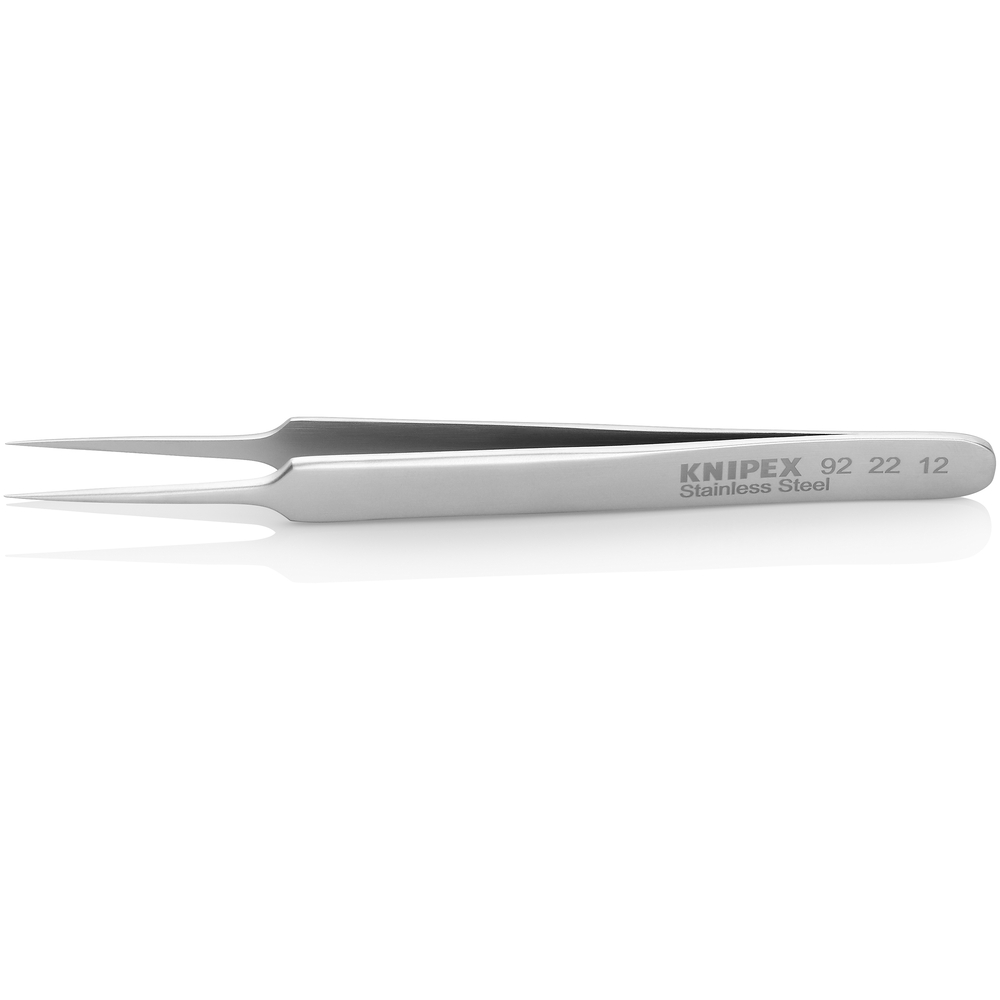 Brucelle de précision 105mm droite - Ultrafine - Acier inoxydable antimagnétique KNIPEX - 922212
