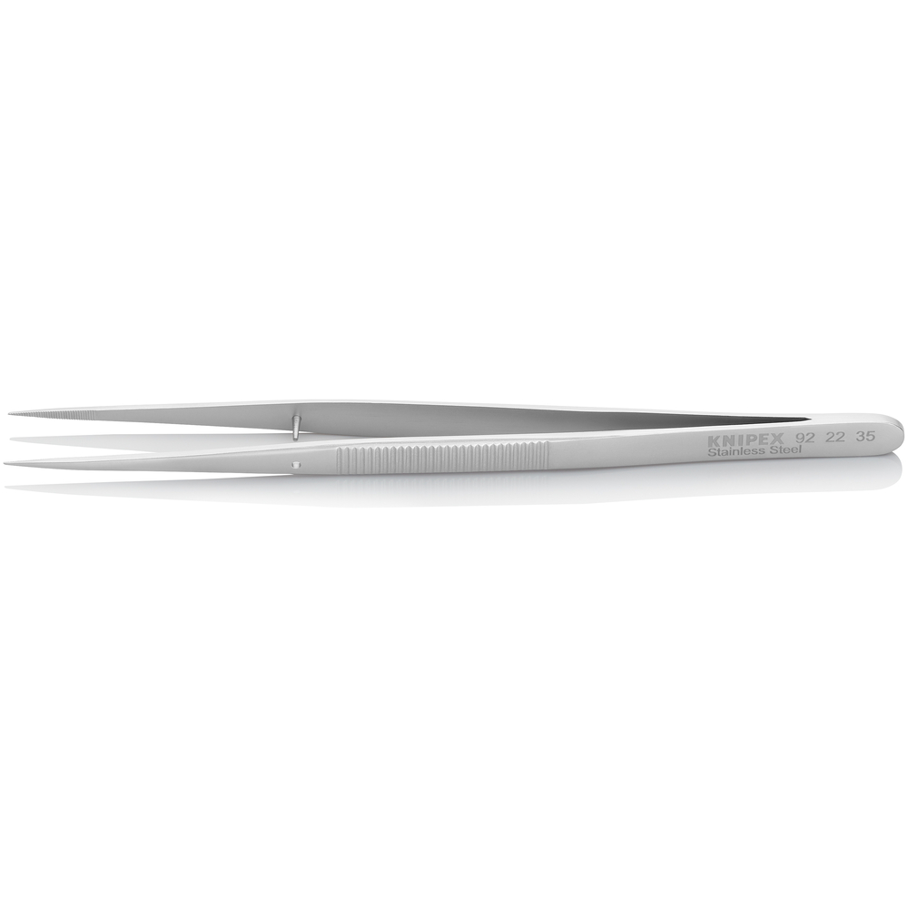 Brucelle de précision 155mm droite - Pointue - Acier inoxydable antimagnétique KNIPEX - 922235