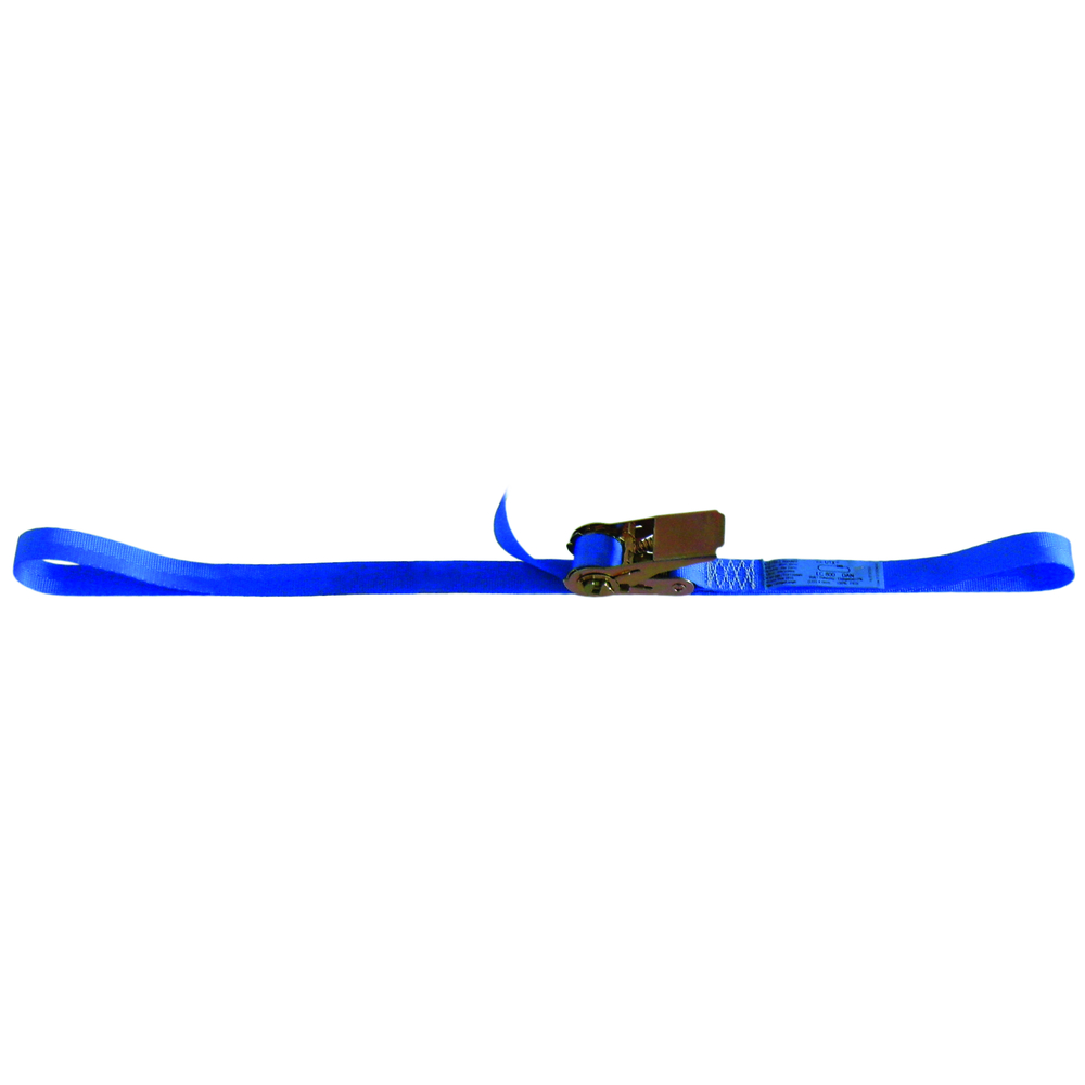 Sangle d'arrimage 25 mm /800 kg sans-fin long. 5m bleue LEVAC - 4552D05