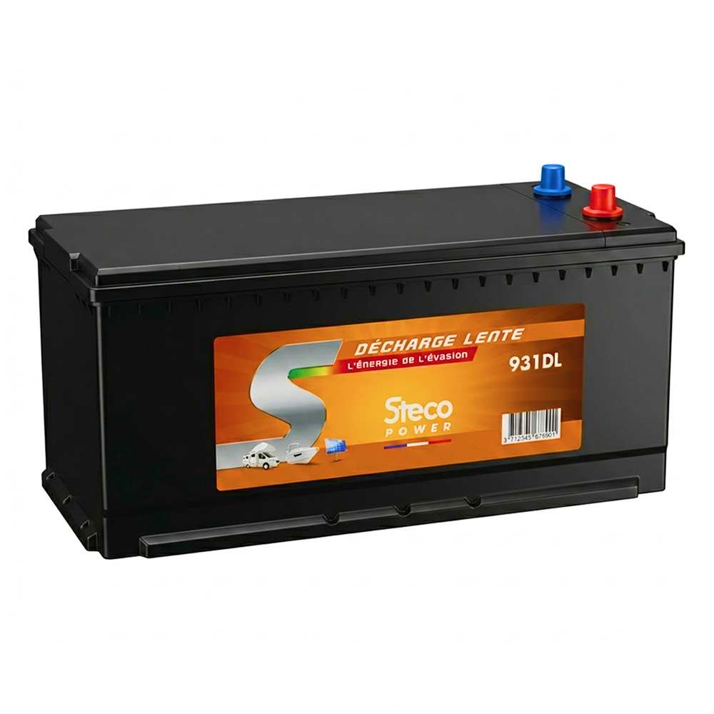 Batterie 12V 145 ah (20h) 513x189x220 mm décharge lente stecopower - 931dl