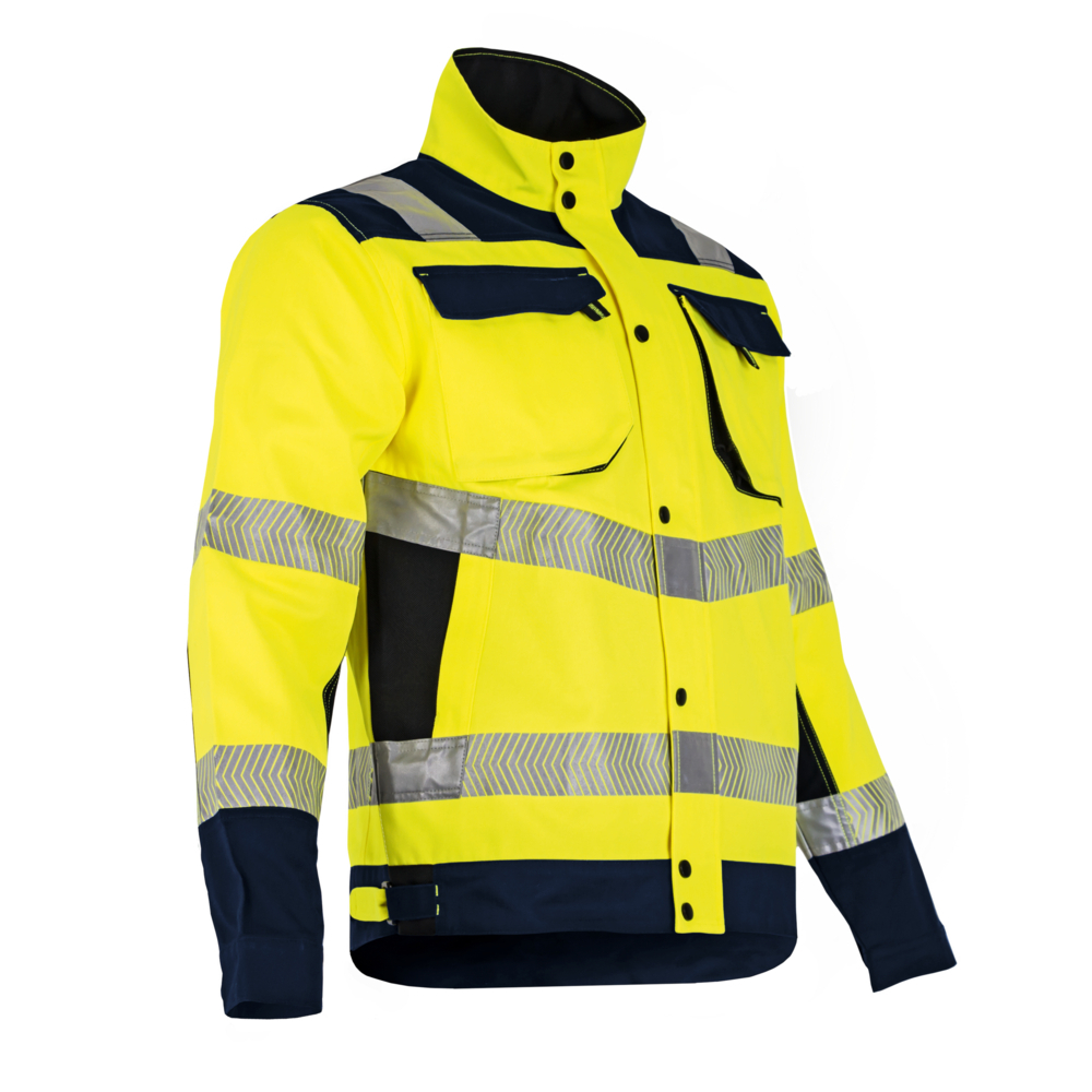 Veste Authentic HV  REFLEXION JAUNE MARINE - LMA LEBEURRE - 2219