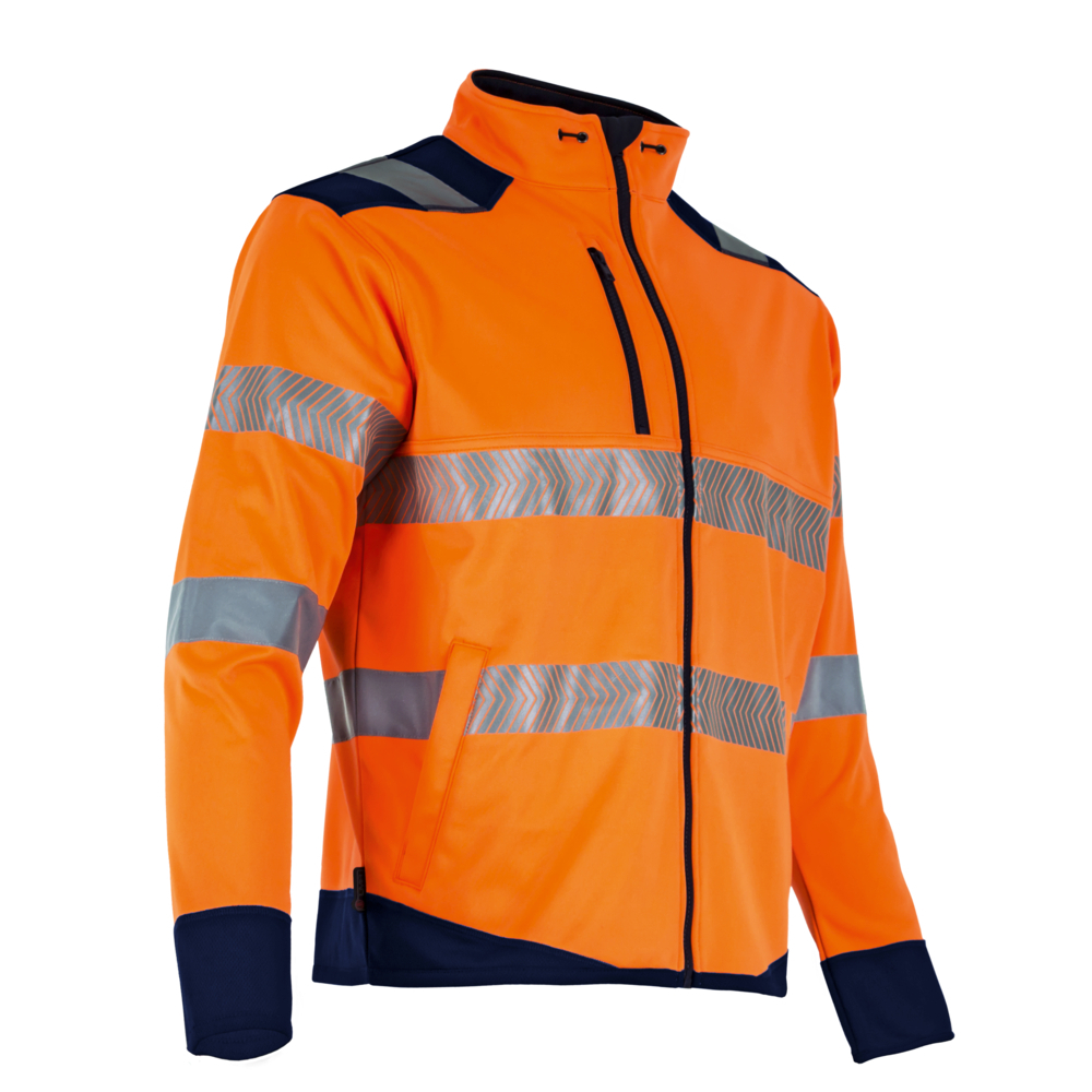 Veste polaire HV membrane LED ORANGE MARINE - LMA LEBEURRE - 2254