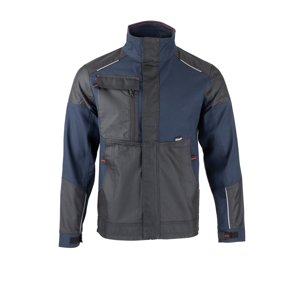 Veste bicolore stretch  QUASAR MARINE NOIR - LMA LEBEURRE - 2349