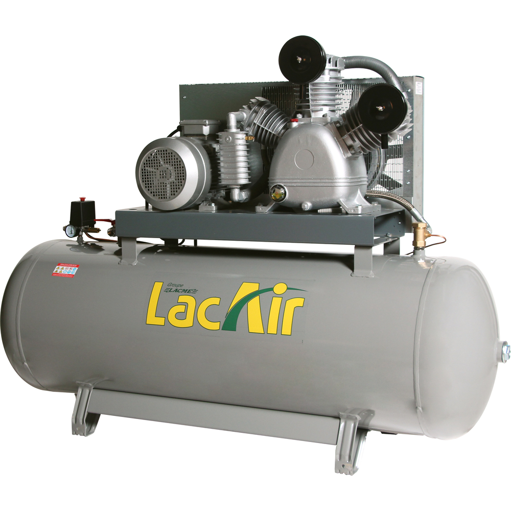 Compresseur fixe 500 l 12 bar 80 m&sup3;/h LACME FIXAIR 80/500 - 465821