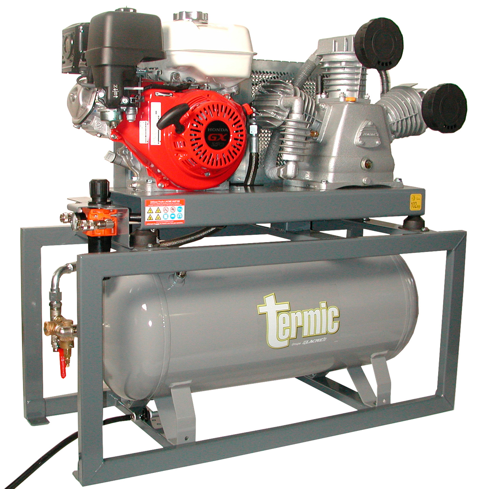 Compresseur thermique 45 m&sup3;/h 15 bar LACME Termic 45/90 - 467400