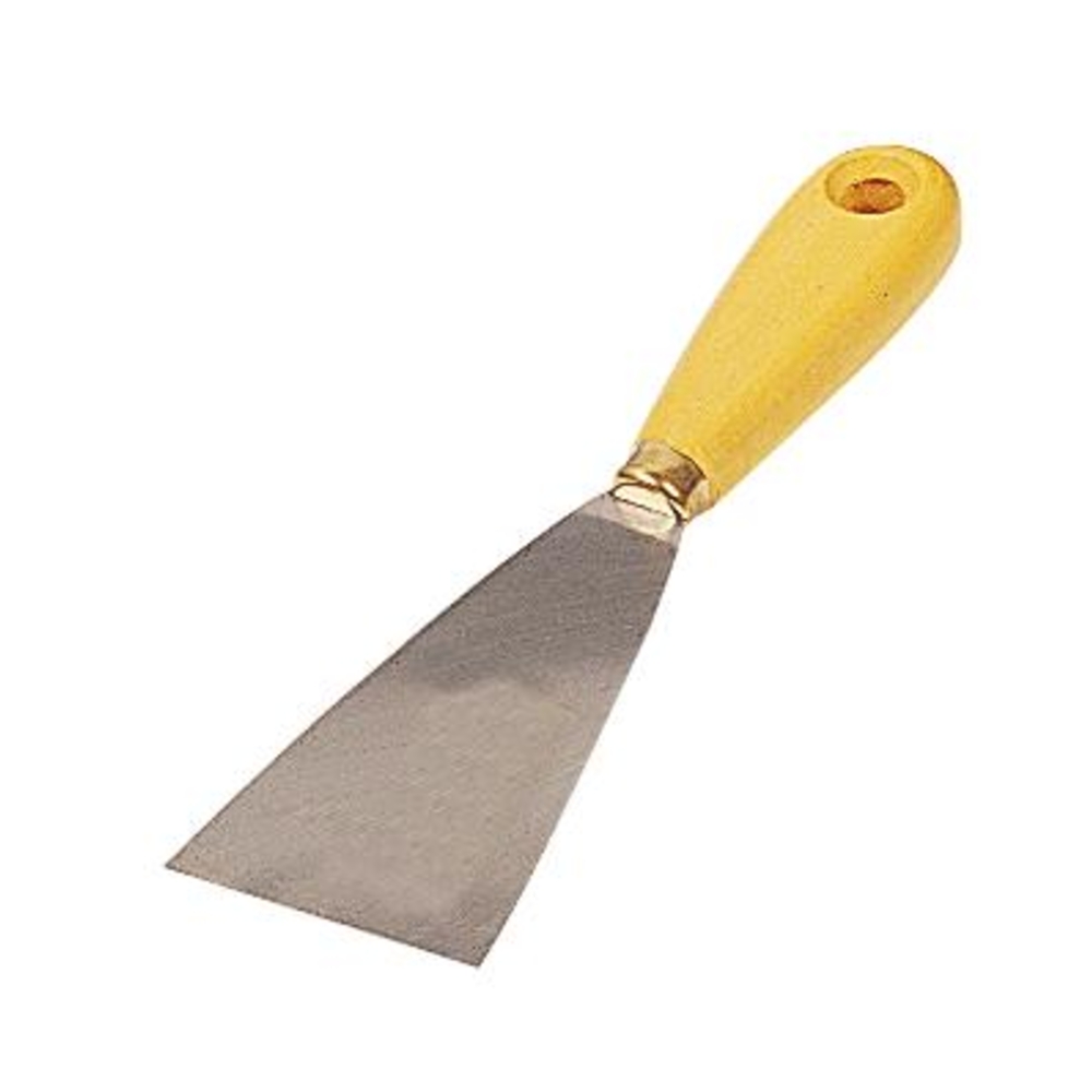 COUTEAU PEINTRE ACIER 10 CM MANCHE BOIS MONDELIN - 220100