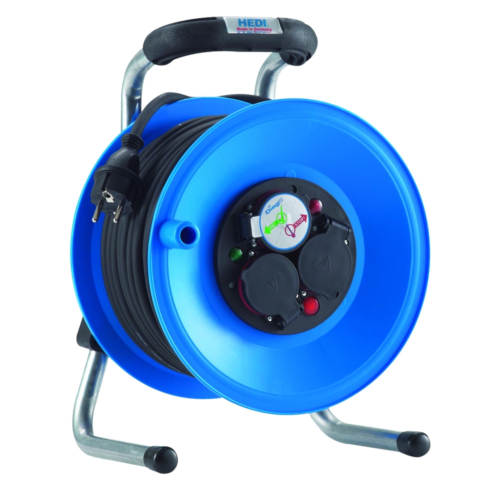 ENROULEUR25M CABLE H07 RNF 4 PRISES CLAPET MONDELIN - 865140