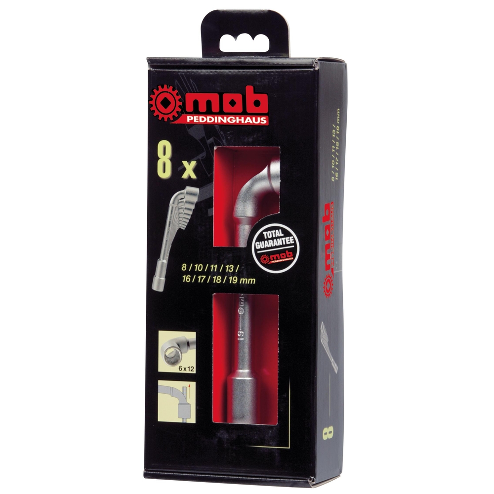 JEU 8 CLES A PIPE DEBOUCH. 6X12 EN COFFRET MOB - 9016000101
