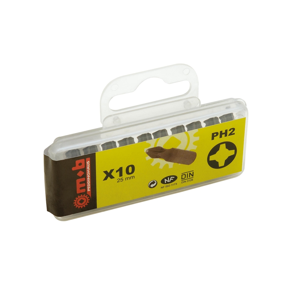 BOITE 10 EMBOUTS NUS 1/4 PH3 MOB - 919B031401