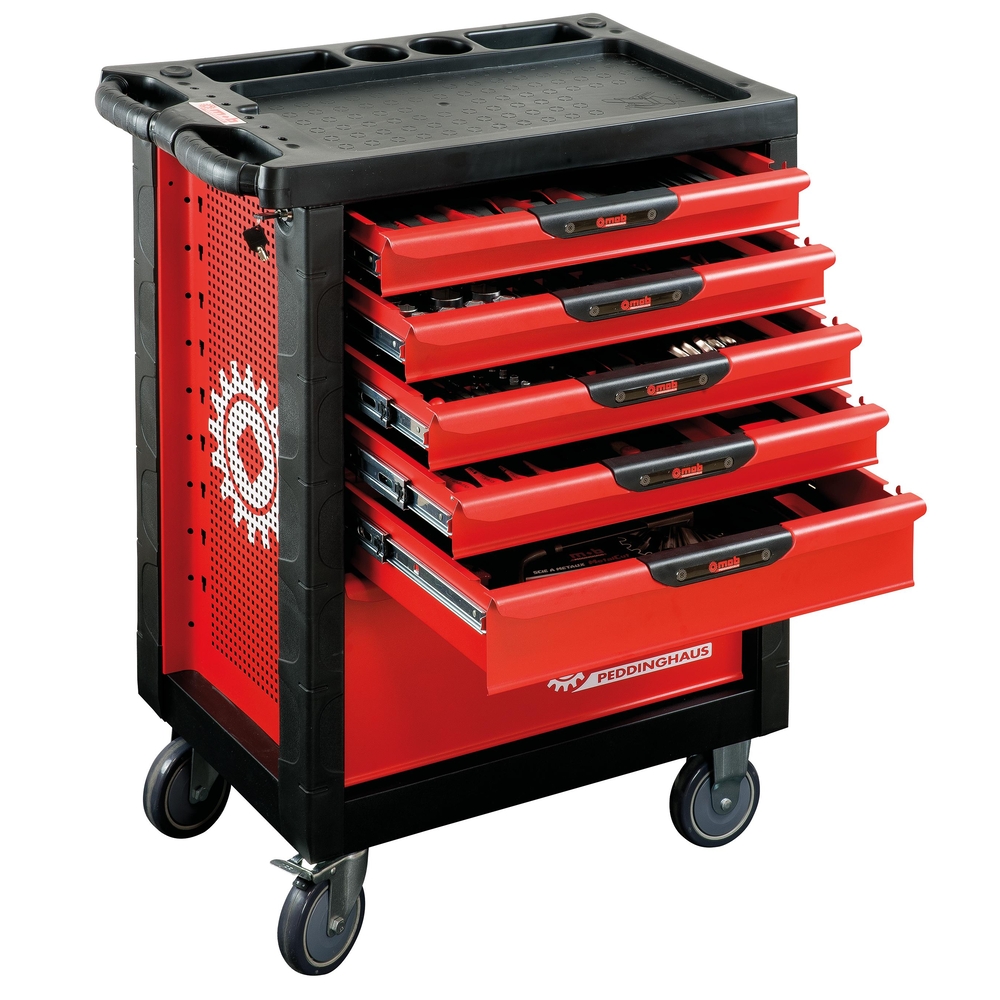 SERVANTE XLINER 6 TIROIRS 4M 126 PIECES MOB - 9519126601