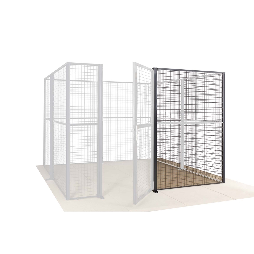 Box grillagé - Mètre supplémentaire peint H 2200xL 1000mm peint - MANORGA - ZYEXTENSION1MGR01