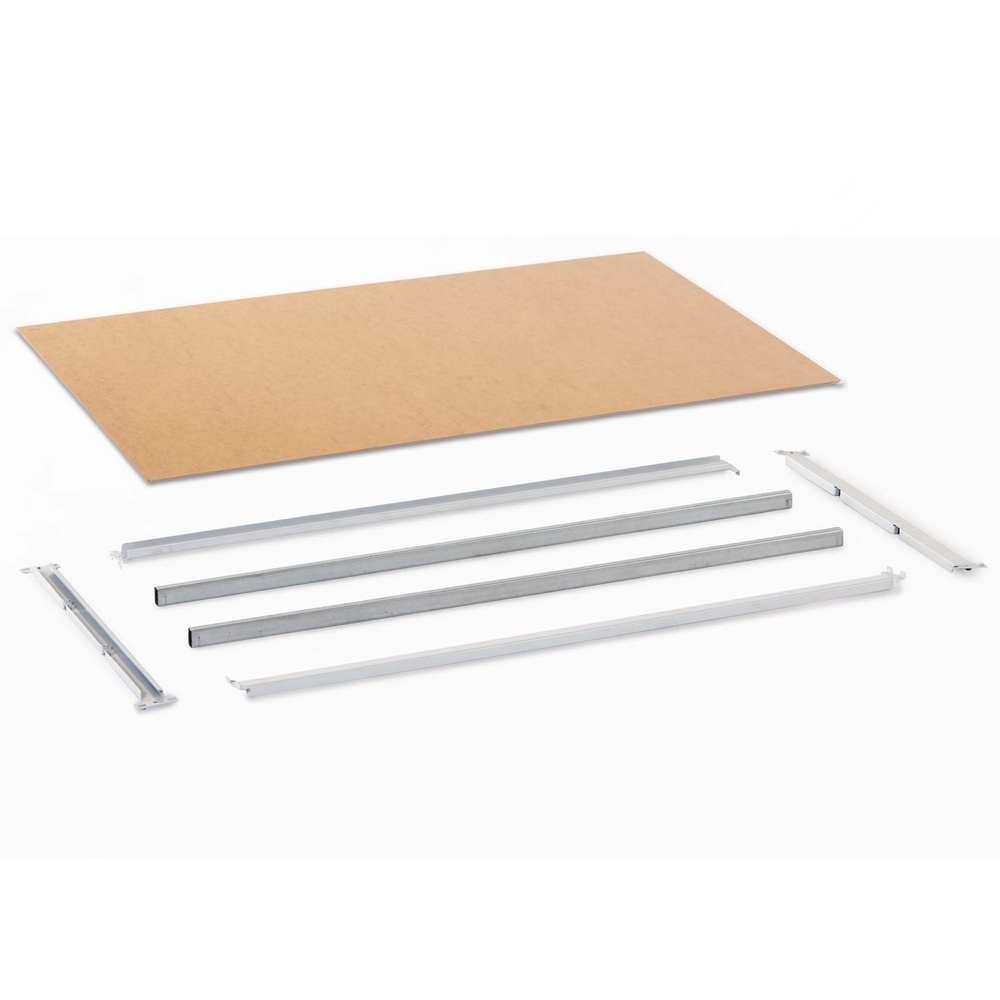 Rayonnage Epsiline - tablette galvanisée avec recouvrement L 1000xP 600mm - MANORGA - ZSNIVSUPTUBG1060A