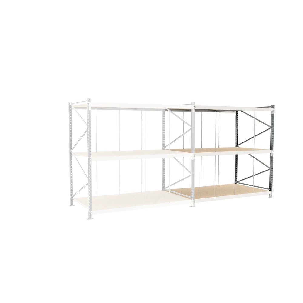 Rayonnage Epsivol - kit carrosserie suivant 2000x2000x1500mm 3 niveaux - MANORGA - ZRCARRO2020152NS1